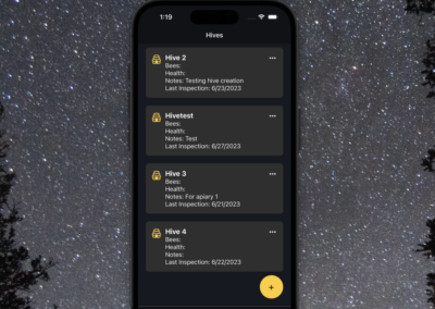 Beekeeping App – React Native, AWS Amplify